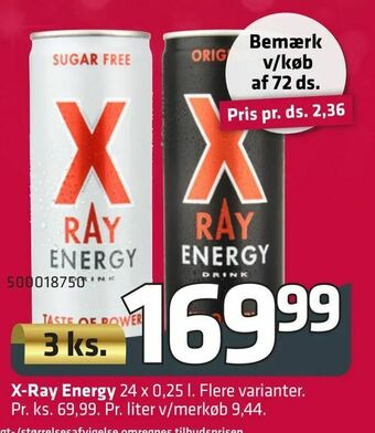 Fleggaard X-Ray Energy tilbud
