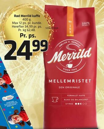 Fleggaard Rød Merrild kaffe tilbud