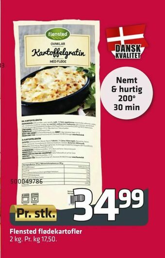 Fleggaard Flensted flødekartofler tilbud