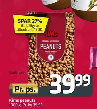 Fleggaard Kims peanuts tilbud