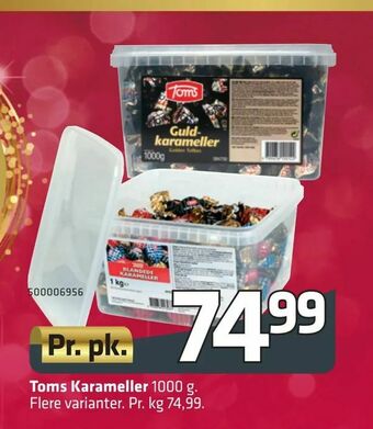 Fleggaard Toms Karameller tilbud