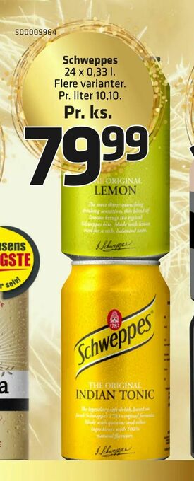 Fleggaard Schweppes tilbud