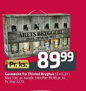 Fleggaard Gaveæske fra Thisted Bryghus tilbud
