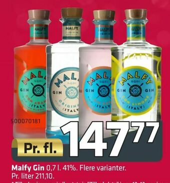 Fleggaard Malfy Gin tilbud