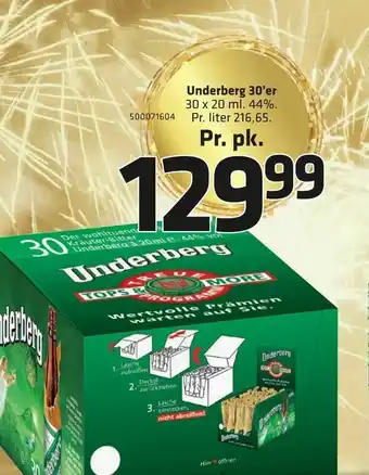 Fleggaard Underberg 30'er tilbud