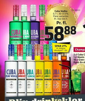 Fleggaard Cuba Vodka tilbud