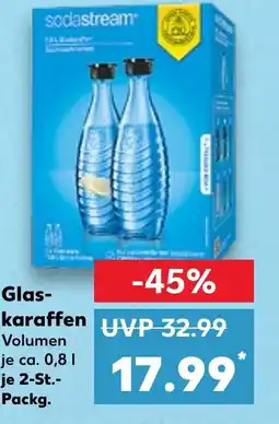 Kaufland Sodastream Glas- karaffen tilbud