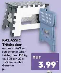 Kaufland K-CLASSIC Tritthocker tilbud