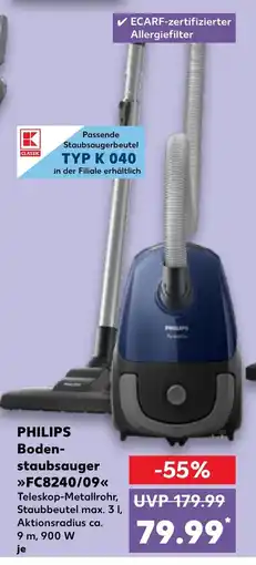 Kaufland PHILIPS Boden- staubsauger FC8240/09 tilbud