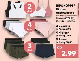 Kaufland HIP&HOPPS® Kinder- Unterwäsche tilbud