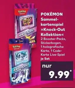 Kaufland POKÉMON Sammel- kartenspiel Knock-Out Kollektion tilbud