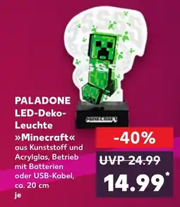 Kaufland PALADONE LED-Deko- Leuchte Minecraft tilbud