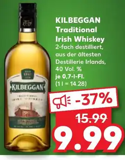 Kaufland KILBEGGAN Traditional Irish Whiskey tilbud