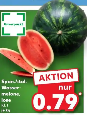 Kaufland Span./ital. Wasser- melone, lose tilbud
