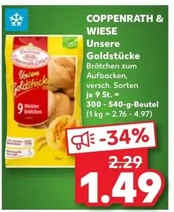 Kaufland DE COPPENRATH & WIESE Unsere Goldstücke tilbud