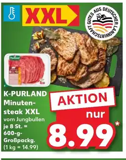 Kaufland K-PURLAND Minuten- steak XXL tilbud