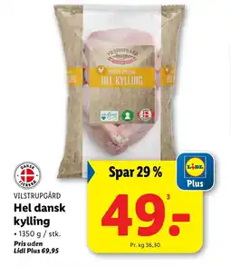 Lidl VILSTRUPGÅRD Hel dansk kylling tilbud