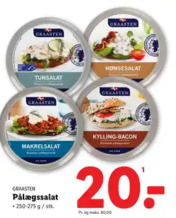 Lidl GRAASTEN Pålægssalat tilbud