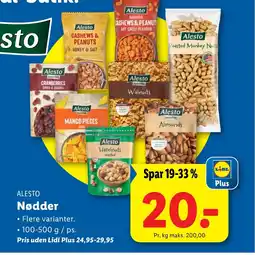 Lidl ALESTO Nødder tilbud