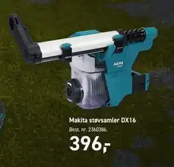 Johannes Fog Makita støvsamler DX16, DKK 396 tilbud