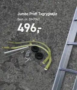 Johannes Fog Jumbo Proff Tagrygbøjle, DKK 496 tilbud
