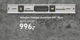 Johannes Fog Hultafors Vaterpas aluminium MST 75cm, DKK 996 tilbud
