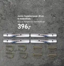 Johannes Fog Jumbo Snydehornssæt 30 cm til foldestillads, DKK 396 tilbud