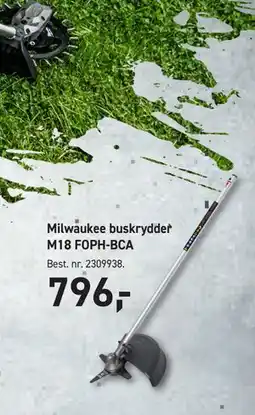 Johannes Fog Milwaukee buskrydder M18 FOPH-BCA, DKK 796 tilbud