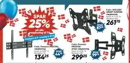 Bilka Spar 25% på alle vægbeslag til TV tilbud