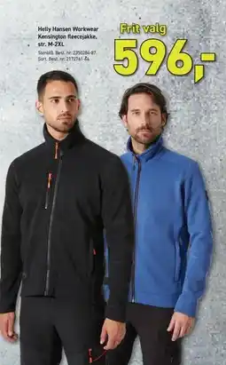 Johannes Fog Helly Hansen Workwear Kensington fleecejakke, str. M-2XL, DKK 596 tilbud