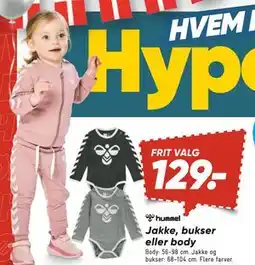 Bilka Jakke, bukser eller body, DKK 129 tilbud