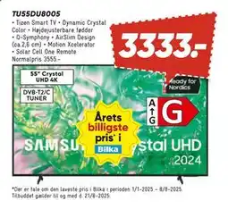 Bilka SAMSUNG TU55DU8005, DKK 3333 tilbud