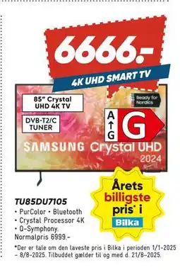 Bilka SAMSUNG TU85DU7105, DKK 6666 tilbud