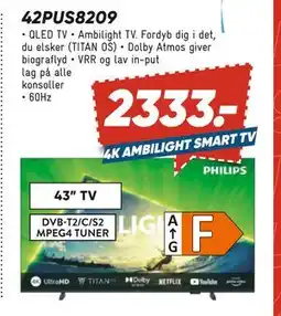 Bilka PHILIPS 42PUS8209, DKK 2333 tilbud