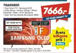 Bilka SAMSUNG TQ65S85D, DKK 7666 tilbud