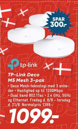Bilka TP-Link Deco M5 Mesh 3-pak, DKK 1099 tilbud