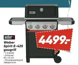 Bilka Weber Spirit E-425 gasgrill, DKK 4499 tilbud