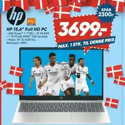 Bilka HP 15,6” Full HD PC, DKK 3699 tilbud