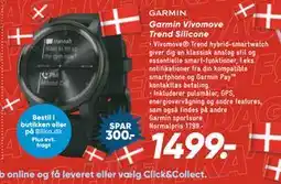 Bilka Garmin Vivomove Trend Silicone, DKK 1499 tilbud