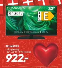 Bilka PROSONIC 32HN5025, DKK 922 tilbud