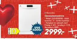 Bilka Opvaskemaskine, DKK 2999 tilbud
