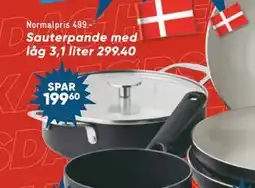 Bilka Sauterpande med låg 3,1 liter, DKK 299.4 tilbud