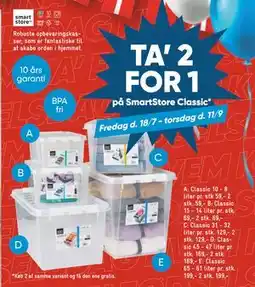 Bilka TA’ 2 FOR 1 på SmartStore Classic tilbud