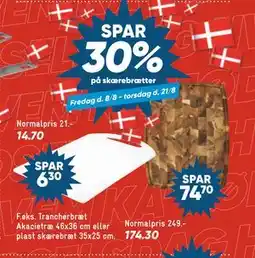 Bilka Spar 30% på skærebrætter tilbud