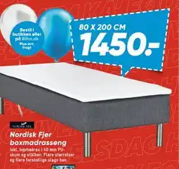 Bilka Nordisk Fjer boxmadrasseng, DKK 1450 tilbud