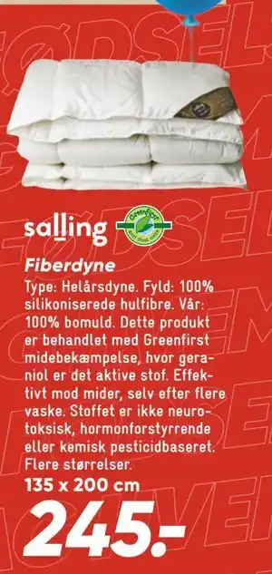 Bilka Fiberdyne, DKK 245 tilbud