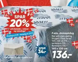 Bilka SPAR 20% på damask-, velour- og voksduge tilbud