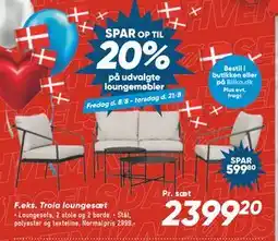 Bilka Troia loungesæt, DKK 2399.2 tilbud