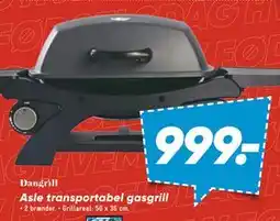 Bilka Asle transportabel gasgrill, DKK 999 tilbud