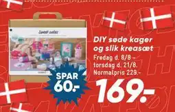 Bilka DIY søde kager og slik kreasæt, DKK 169 tilbud